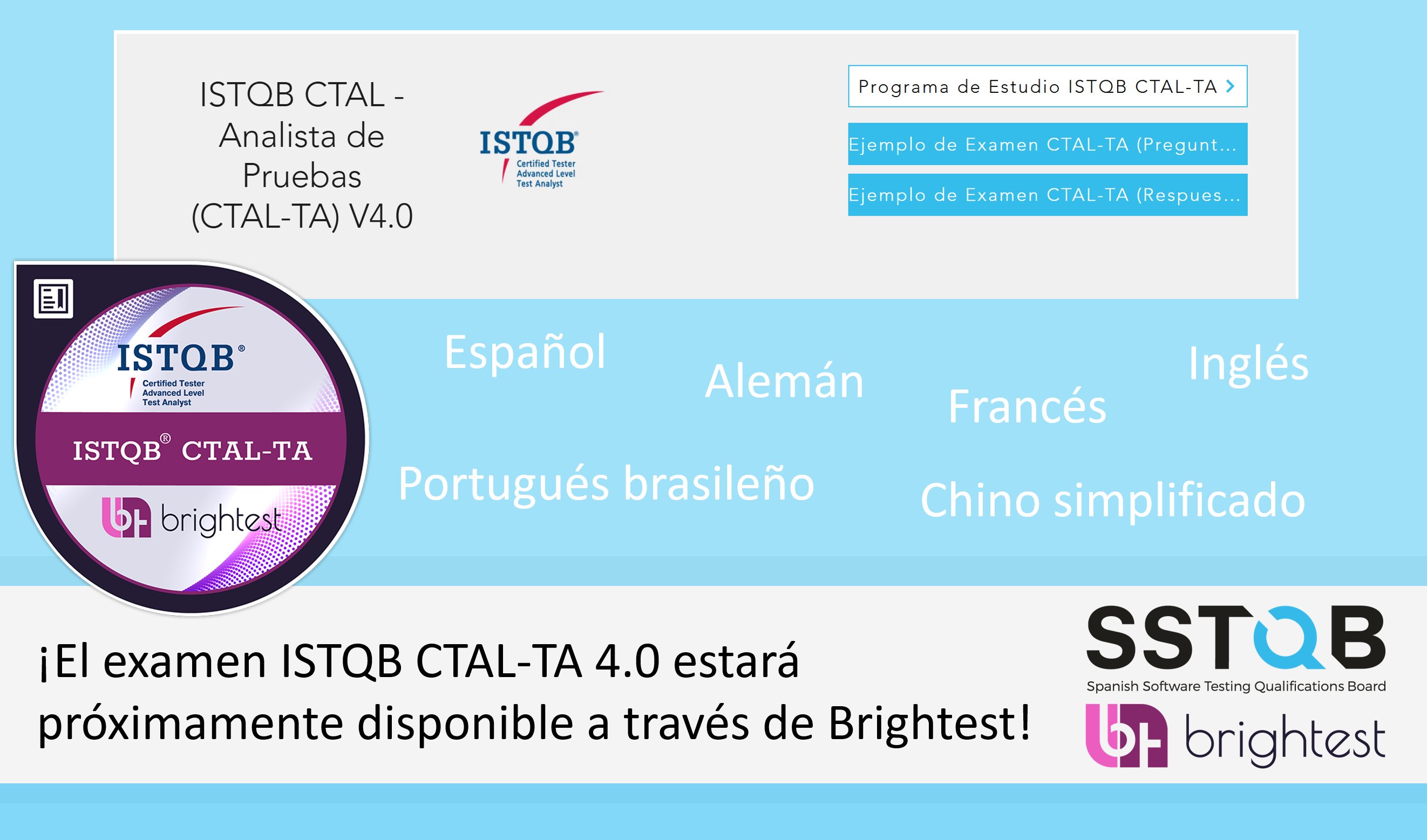 También están disponibles en el apartado de recursos de la página de Brightest, tanto en inglés como en español: https://brightest.org/es/recursos/
Muy pronto estarán disponibles los exámenes oficiales… ¡ya puedes comenzar tu preparación y estar listo para certificarte con Brightest! #AlcanzaTuPotencial