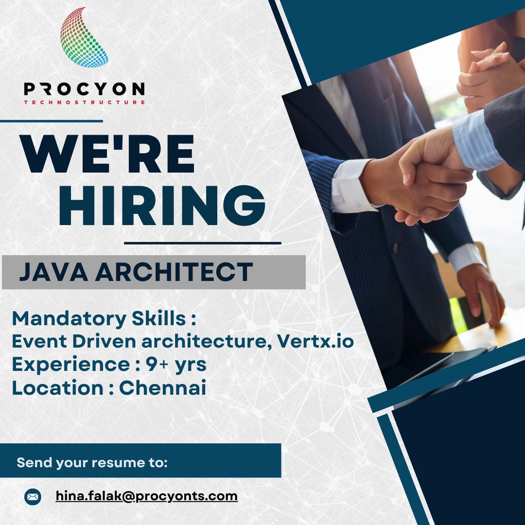 Every decision you make today is an investment in your future.
#JavaArchitect #SoftwareArchitecture #JavaDevelopment #JavaEngineering #TechLeadership #CodingLife #BackendDevelopment #FullStackArchitecture #TechStrategy #ArchitectingTheFuture #DigitalTransformation #CleanCode #procyontechnostructure