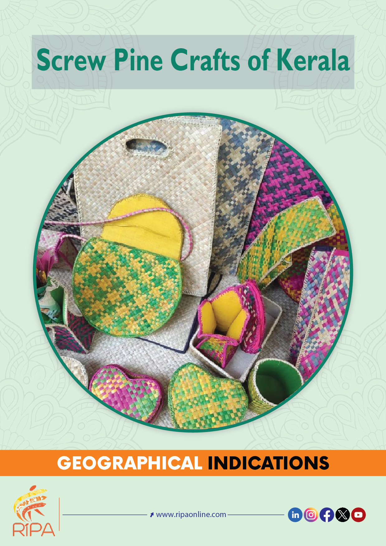 From the backwaters of Kerala comes the art of Screw Pine Craft
GI-tagged and rooted in tradition. Handwoven by women artisans, these eco-friendly mats & products reflect Kerala’s cultural soul.