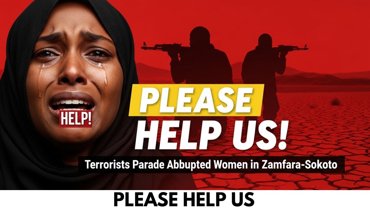 'Please Help Us' Heartbreaking Video Shows Kidnapped Women Paraded by Terrorists in Zamfara Sokoto.
https://youtu.be/vV2fefrOf3o