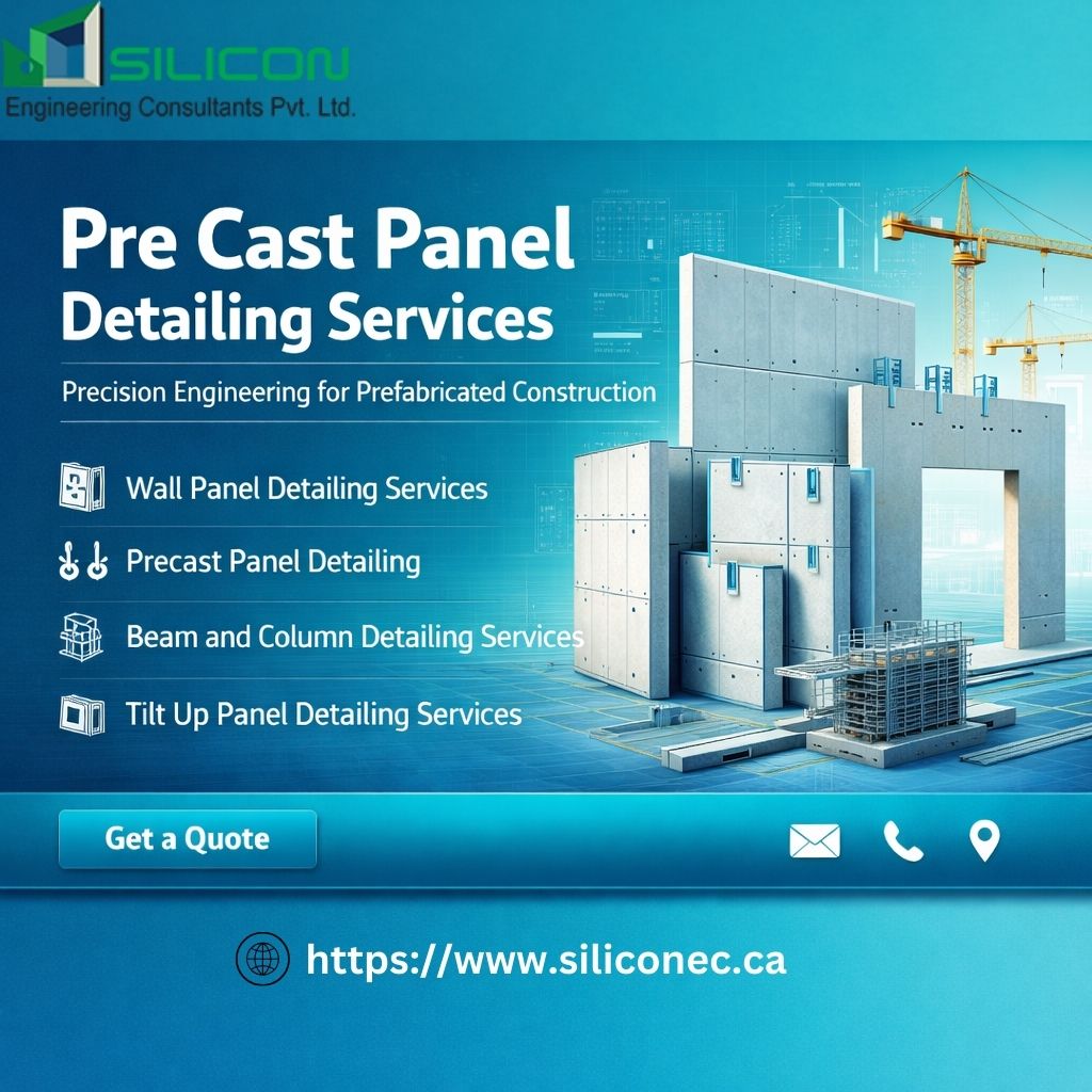 Pre Cast Panel Detailing Services 
