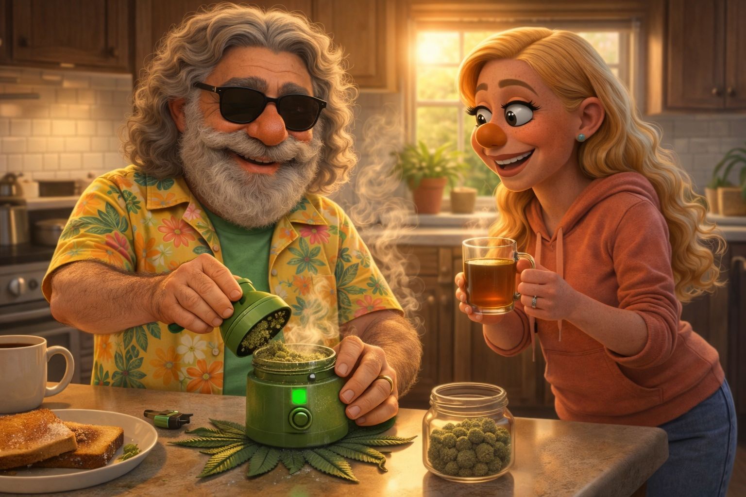 Some people run on caffeine.
Some people run on spite.
I run on good vibes and a grinder that actually works.
#HighFunctioning #StonerLife #420Friendly #WeedHumor