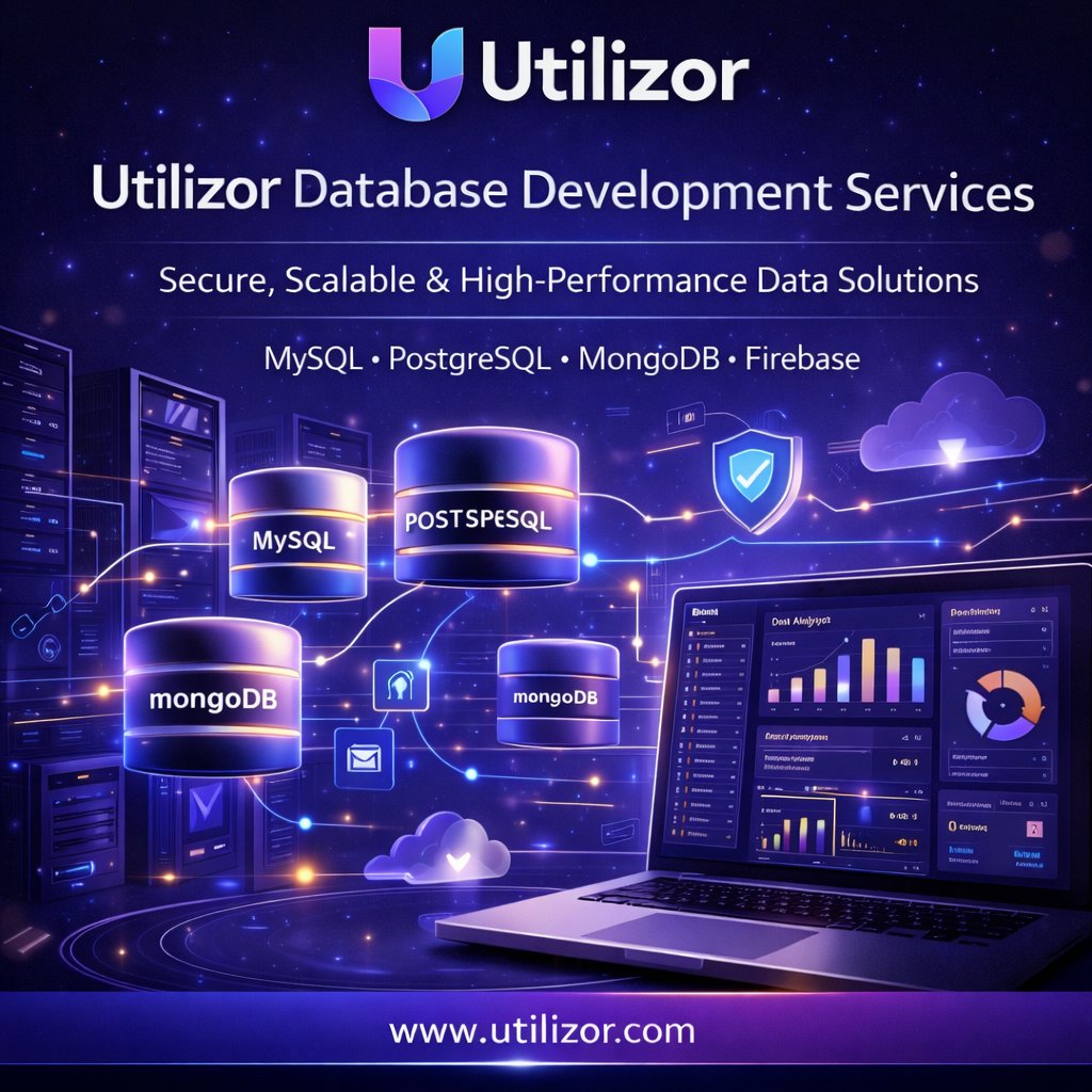 Utilizor Database Development Services – Secure, Scalable & High-Performance Data Solutions