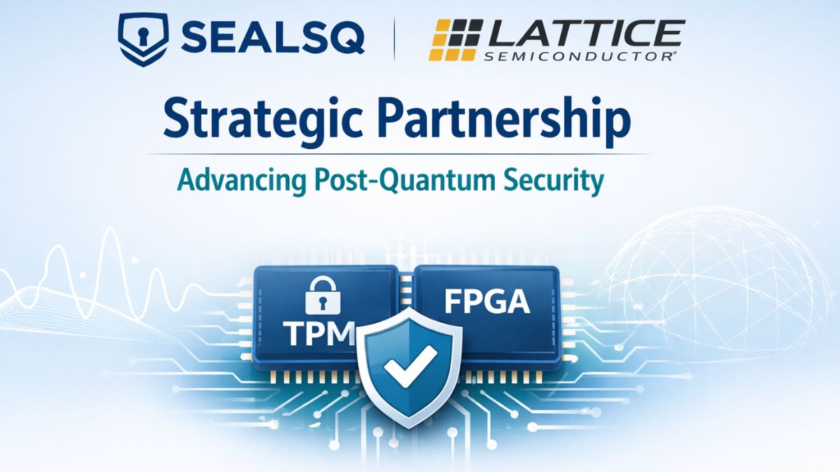 SEALSQ Latest News
The announcement of a strategic partnership between SEALSQ Corp and Lattice Semiconductor marks a paradigm shift in edge computing and infrastructure security. The collaboration is committed to providing a unified TPM-FPGA architecture that is especially made to offer post-quantum security for high-stakes and mission-critical applications. Through direct integration of Trusted Platform Module (TPM) capabilities into Field Programmable Gate Array (FPGA) technologies, the two businesses hope to overcome the imminent danger to global data integrity posed by quantum computing.
A New Standard for Quantum-Resistant Hardware
The core of this partnership is the combination of Lattice’s industry-leading, power-efficient FPGA platforms with SEALSQ’s QS7001 and QVault TPM-based post-quantum capabilities. Because of this combination, a Proof-of-Concept (PoC) proving the technological viability of directly integrating Post-Quantum Cryptography (PQC) into FPGA systems has been pro