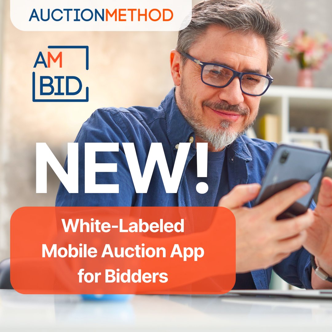 NEW! White-Labeled Mobile Auction App for Bidders