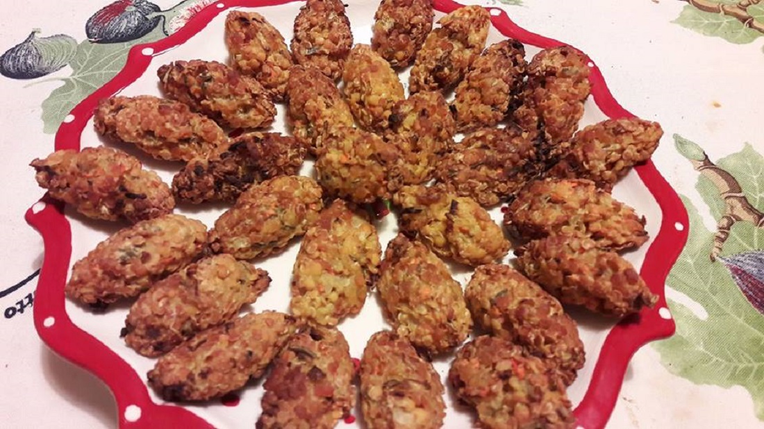 Boulettes, lentilles corail, carottes, épices, ig bas