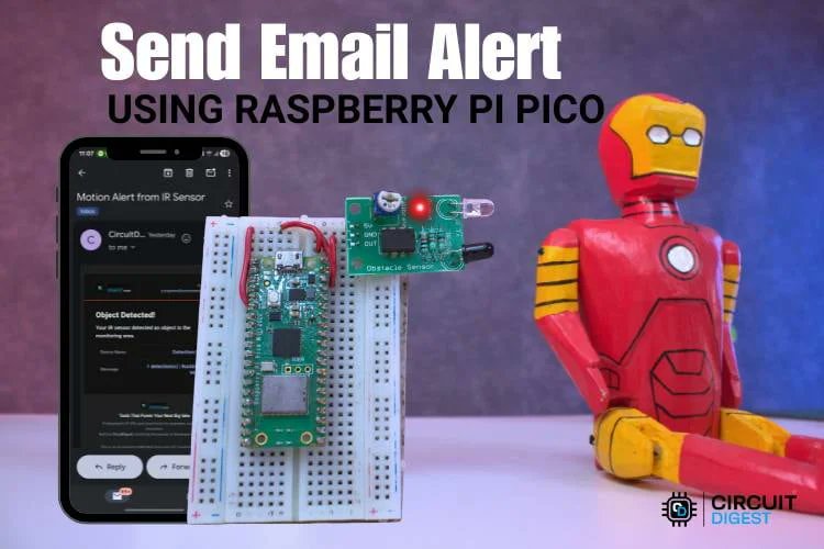 Send Email Notifications from Raspberry Pi Pico using CircuitDigest Cloud