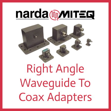 Narda-MITEQ Right Angle Waveguide To Coax Adapters