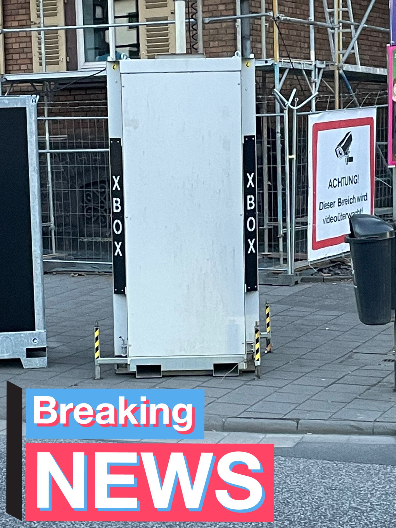 Xbox an der Straße.