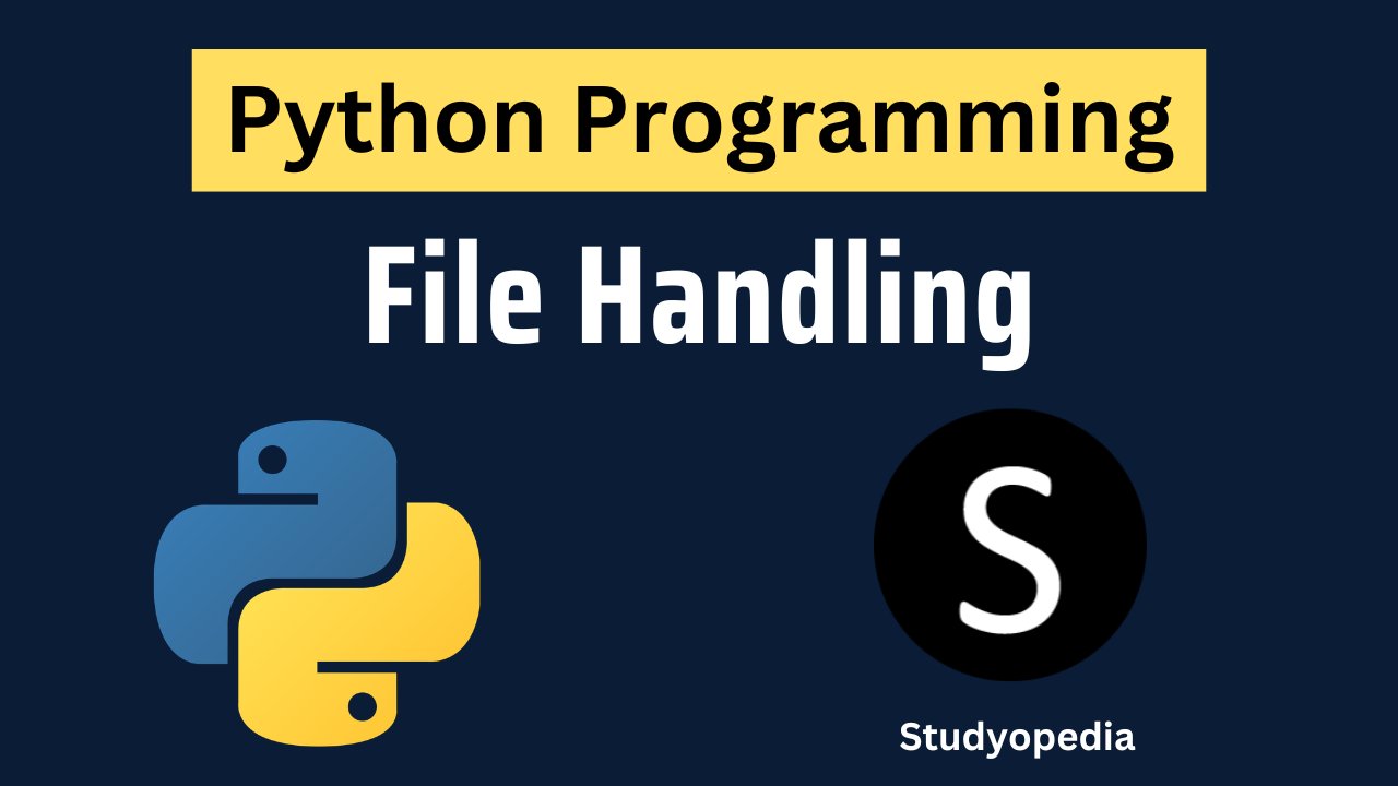 File Handling in Python