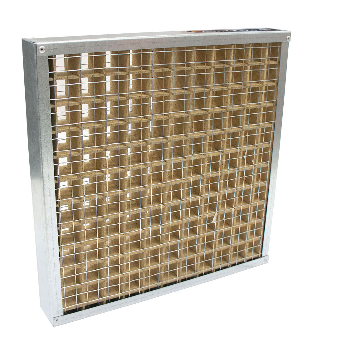 Comprehensive range of fire grille sizes.