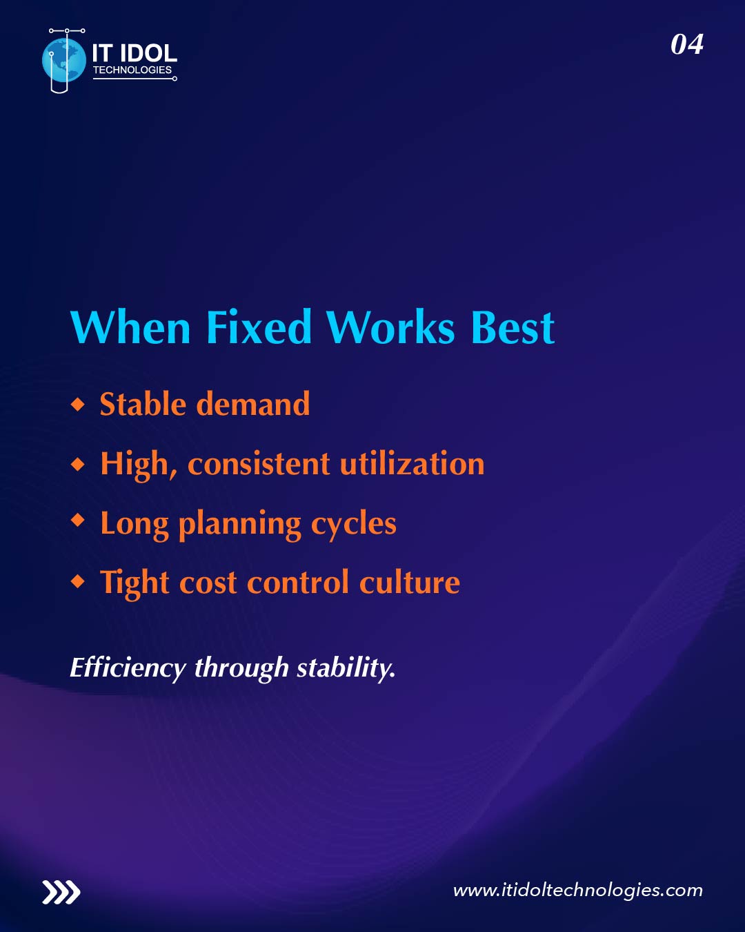 Fixed Vs Variable Tech Cost Structures | IT IDOL Technologies