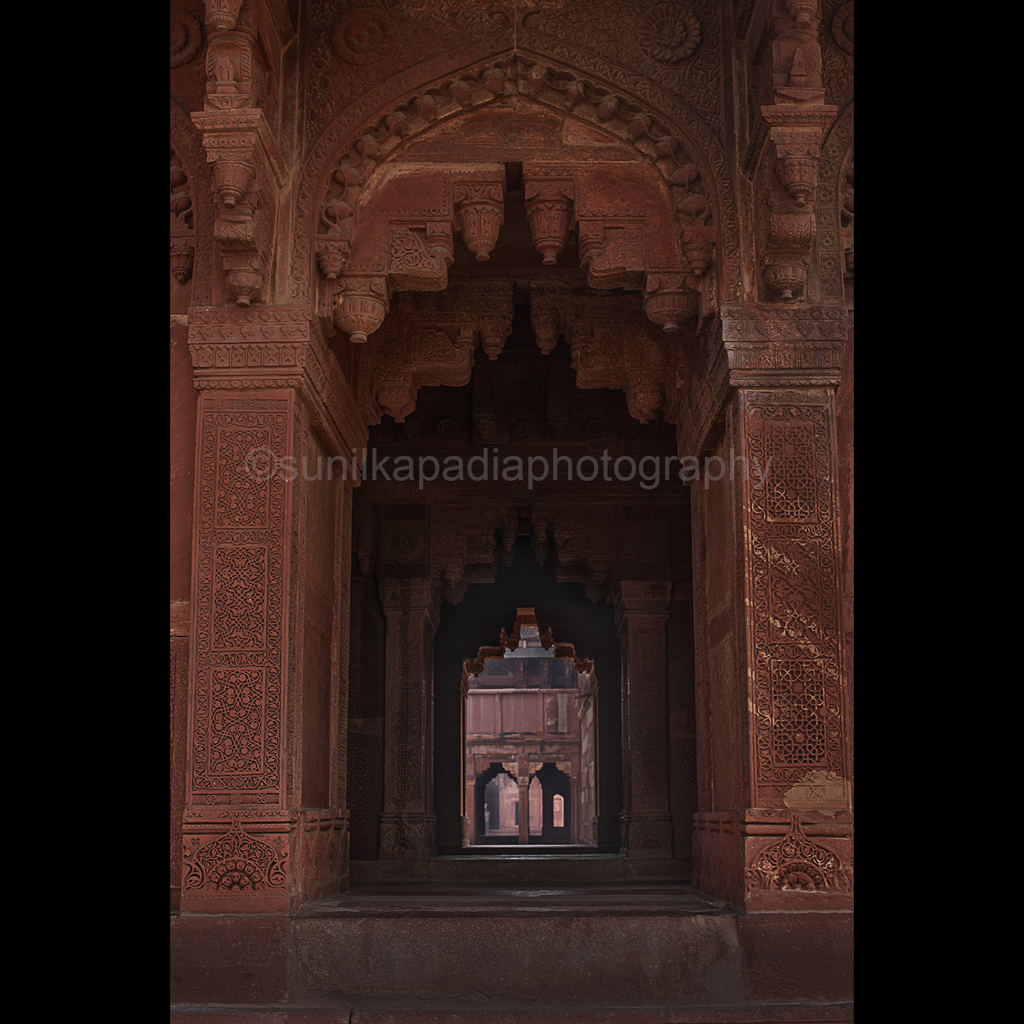 A color image of an ancient architectural structure with carvings and arcs. The structure if made of red sandstone in the town of Fatehpur Sikri near Agra, Uttar Pradesh India
A shot this image to show the timeless beauty of the history of architecture in India.
All my images in color and/or black-and-white are very artistic, elegant and heart-warming. They shall be a proud possession as wall art for your houses and offices.
For more choices of Photo Art Prints, please directly message me here for more details and specifications.