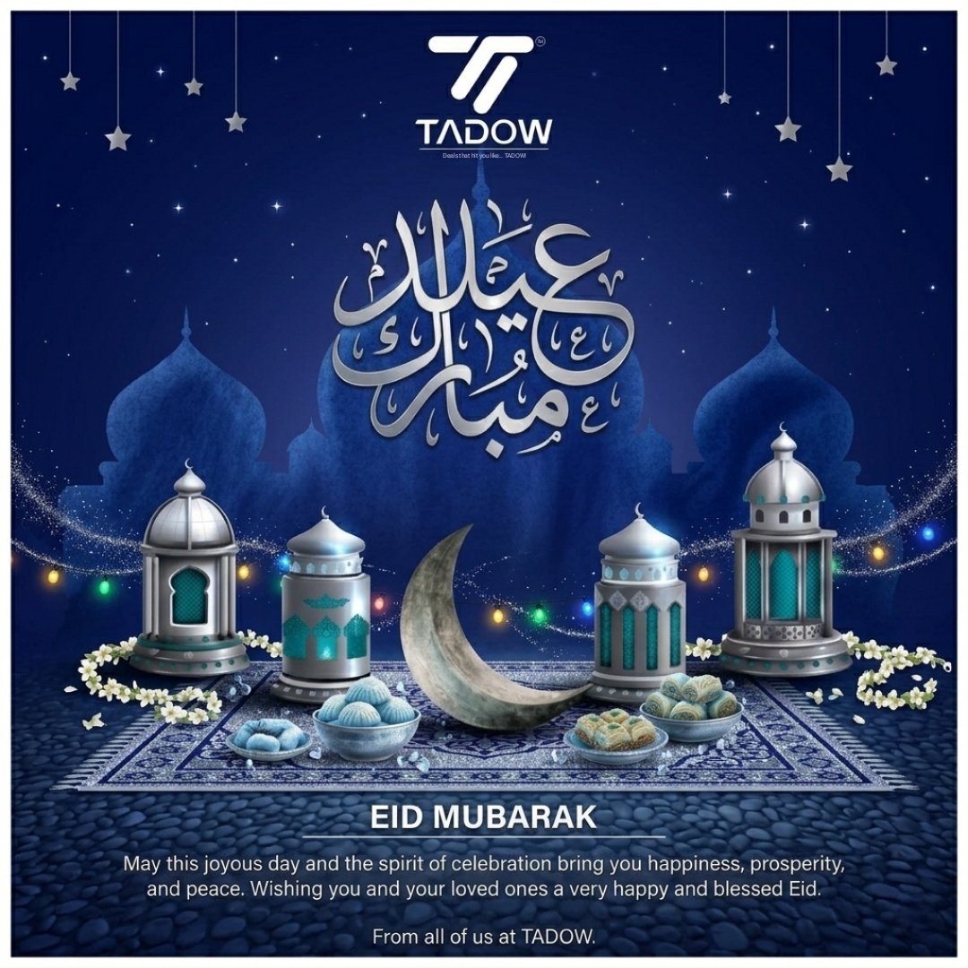 Eid Mubarak from TADOW 🌙✨

May this beautiful occasion bring joy, peace, and endless blessings to you and your loved ones. As we celebrate together, may your days be filled with happiness and your dreams shine brighter than ever.

Wishing you a blessed and prosperous Eid 💫

#EidMubarak #TADOW #EidVibes #Blessings #Pakistan
