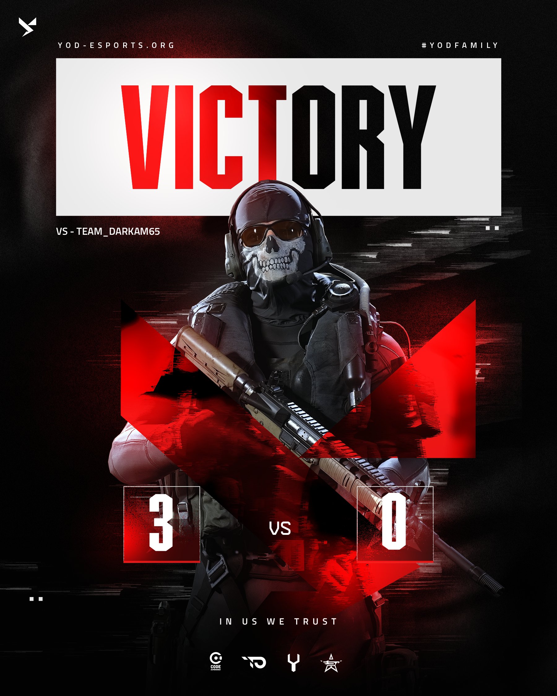 🏆 EMEA Challengers Cup 8 by @FACEIT | #COD

Notre équipe s'impose (3-0) au 1er tour 
🆚 team_Darkam65 ! 🔥
~

✅ HP : 250 - 0
✅ SND : 6 - 0
✅ Overload : 8 - 0 
~

#YoDFamily ⚡