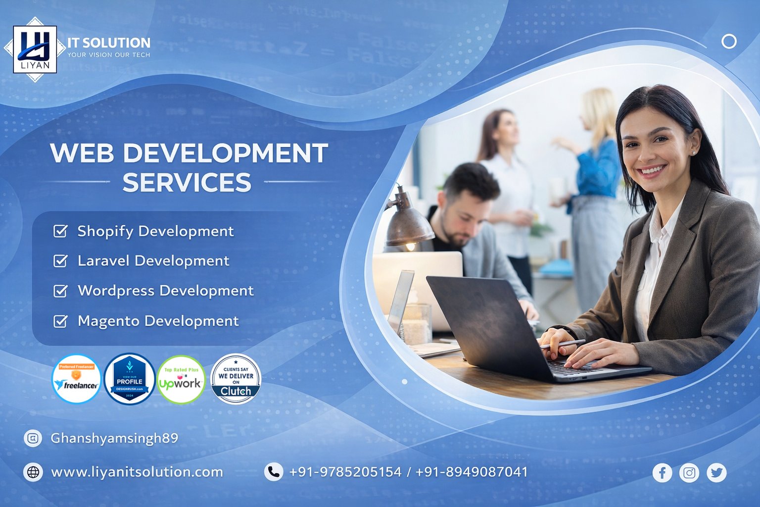 📩 Email: liyanitsolution@gmail.com
📞 Mobile: +91 9785205154 | +91 8949087041