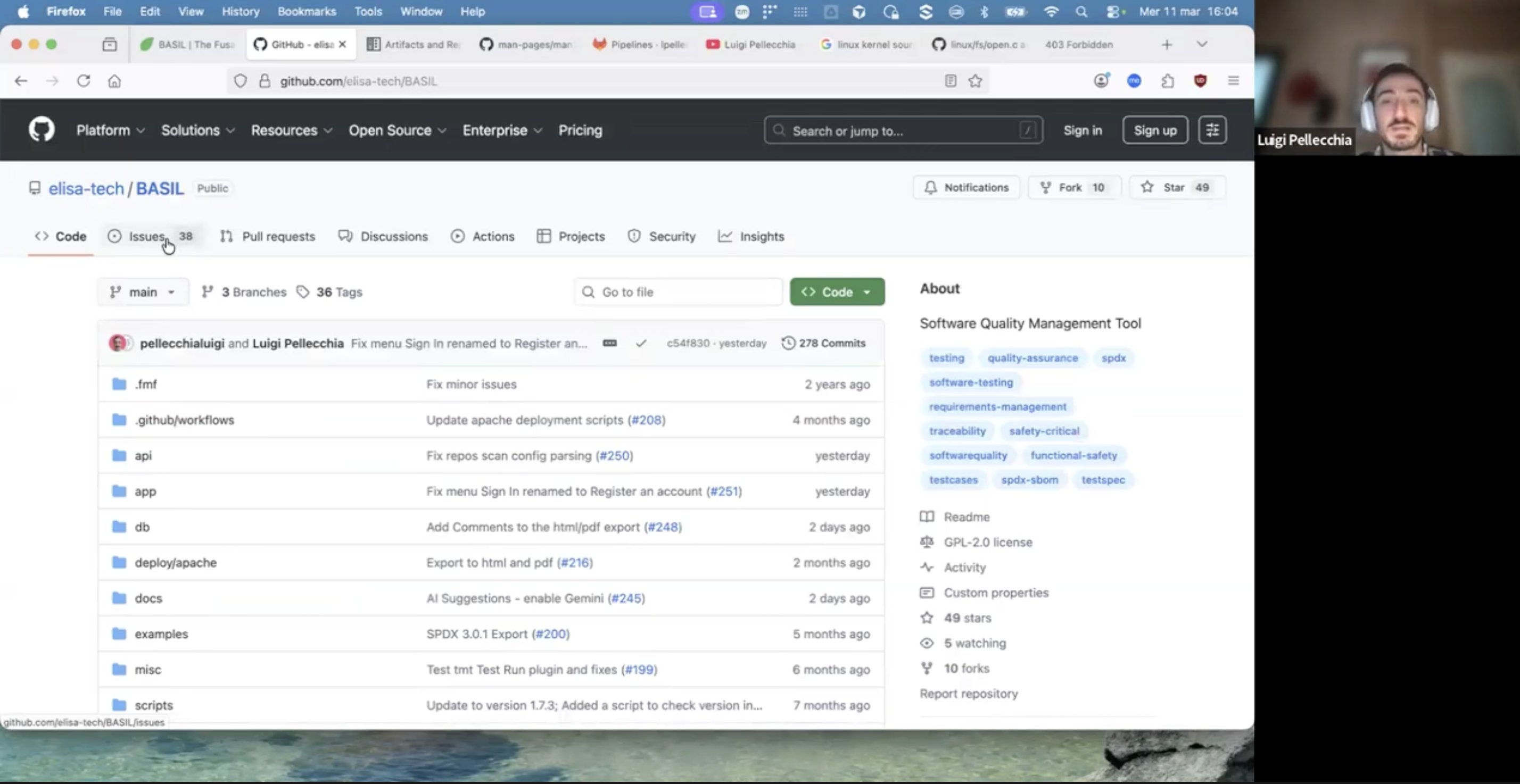 From Requirements to Code: Managing End-to-End Traceability with BASIL - ELISA Seminar