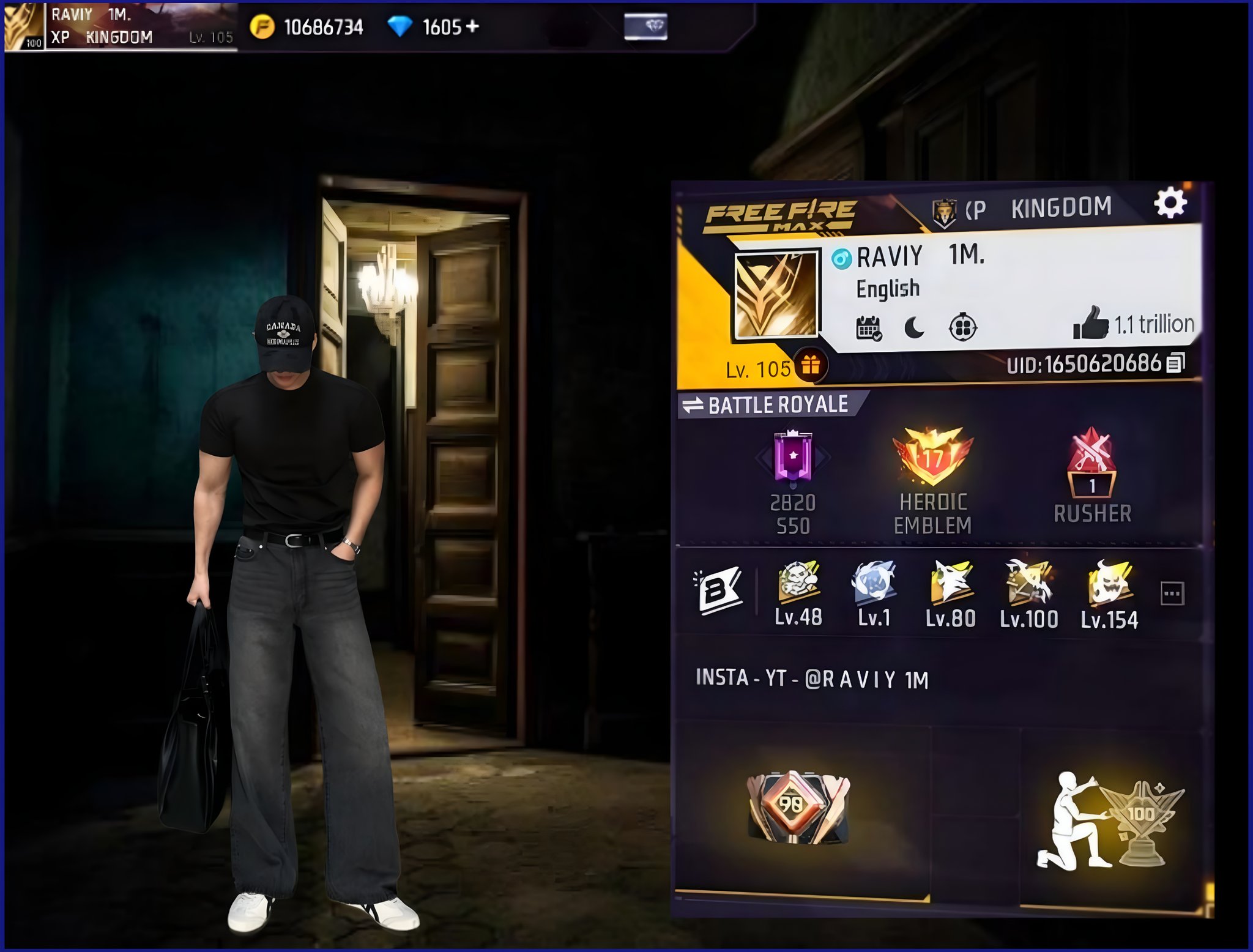 🔥 Level 105 Achieved!
🏆 RAVIY1M is now one of the World’s First 1 Billion XP Players in Free Fire
📊 Level: 105
⚡ Total XP: 1,029,887,946+
👍 Likes: 1.1 Trillion
This journey proves that grind never stops.
Road to even higher levels continues. 🚀
💬 Comment: Next target Level 106
#raviy1m #freefireglobal #100level