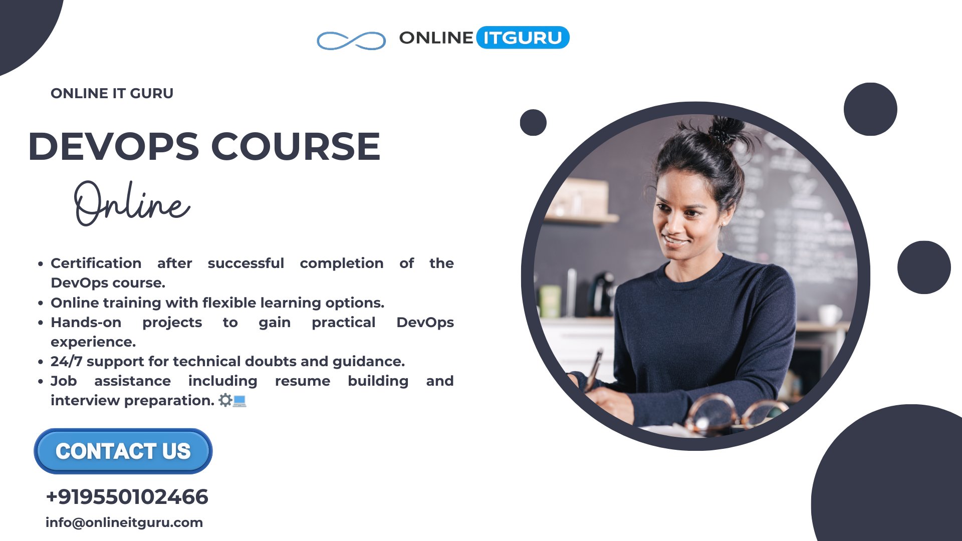 AWS DevOps training teaches professionals how to combine DevOps practices with Amazon Web Services to automate software delivery and manage cloud infrastructure. The course covers continuous integration and deployment (CI/CD), containerization using Docker and Kubernetes, infrastructure as code with Terraform or CloudFormation, and monitoring and logging in cloud environments. Hands-on labs provide real-world experience in building automated workflows and deploying scalable applications. Ideal for developers, IT professionals, and cloud engineers, AWS DevOps training prepares learners for high-demand roles in modern cloud and DevOps operations.
https://onlineitguru.com/devops-course