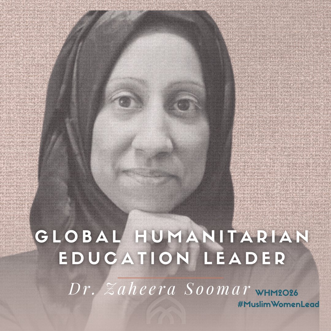 Black-and-white portrait of Dr. Zaheera Soomar wearing a headscarf and resting her chin on her hand. 
