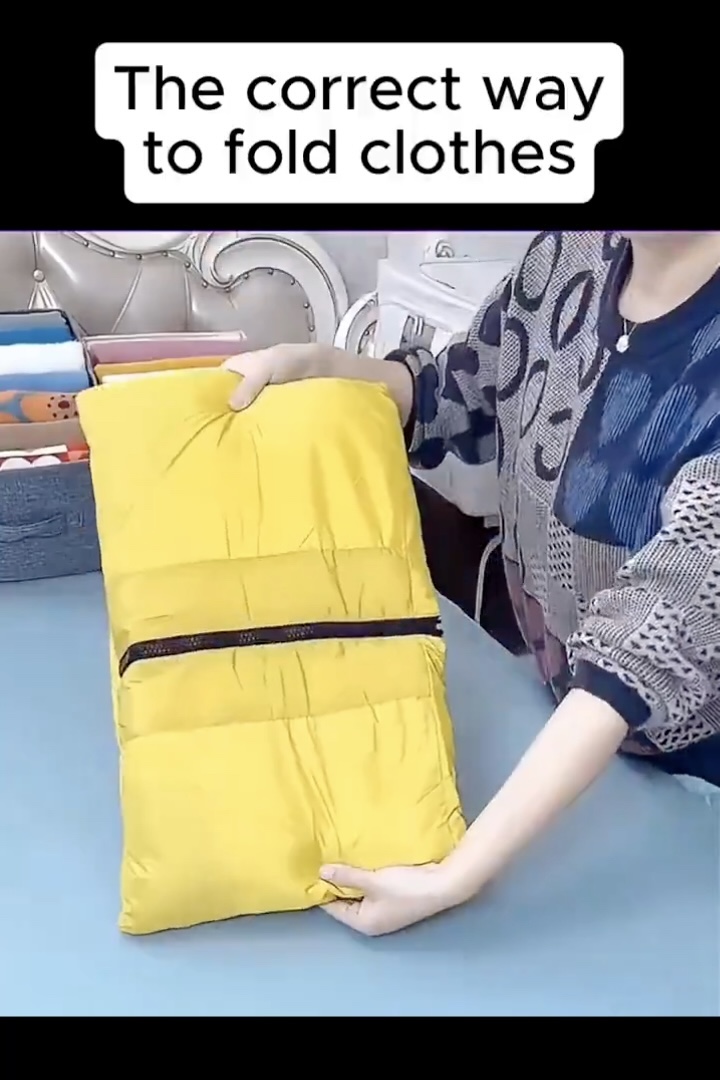 The correct way to fold clothes
Video: https://www.instagram.com/reel/DMDc48Hsc9T/
[diyjunkey on IG]