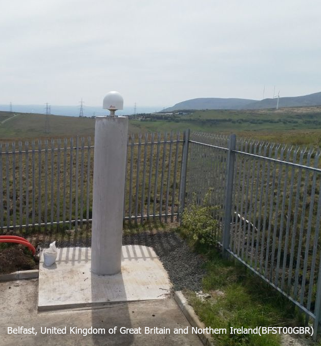 BFST00GBR permanent GNSS station in Belfast is now part of the EUREF network