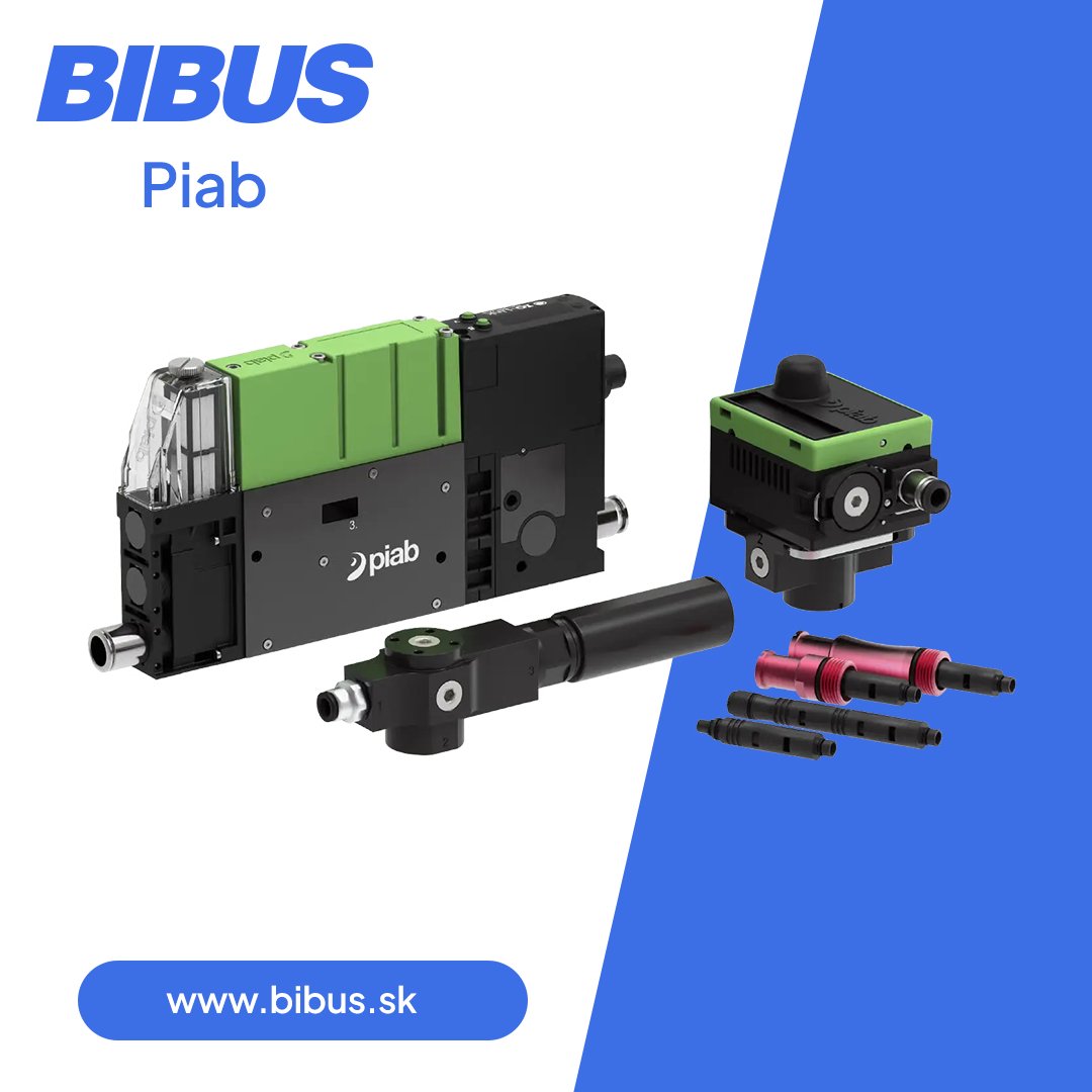 Vákuové pumpy a ejektory od spoločnosti Piab využívajú predovšetkým patentovanú technológiu COAX®. Dajú úspešne použiť v centralizovaných aj decentralizovaných systémoch. Viac na https://technology.bibus.com/sk-sk/produkty/vakuove-technologie/vakuova-dopravna-technologia-piab/vakuove-pumpy-a-ejektory-piab/

#piab #pumpy #ejektory #bibus #onebibus #strojarstvo #novinka #engineering #logistika #servis @bibussk @bibus.sk @bibussksro