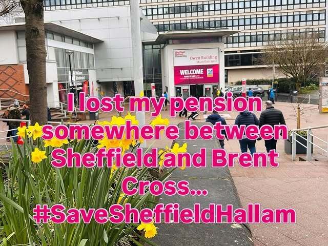 I lost my pension somewhere between Sheffield and Brent Cross