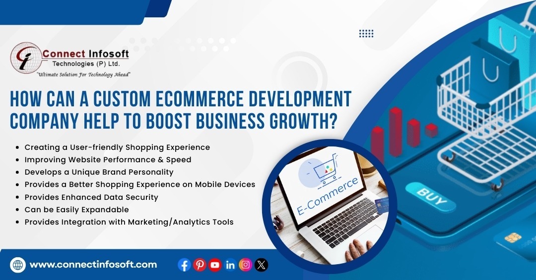 How a Custom eCommerce Development Company Drives Business Growth?