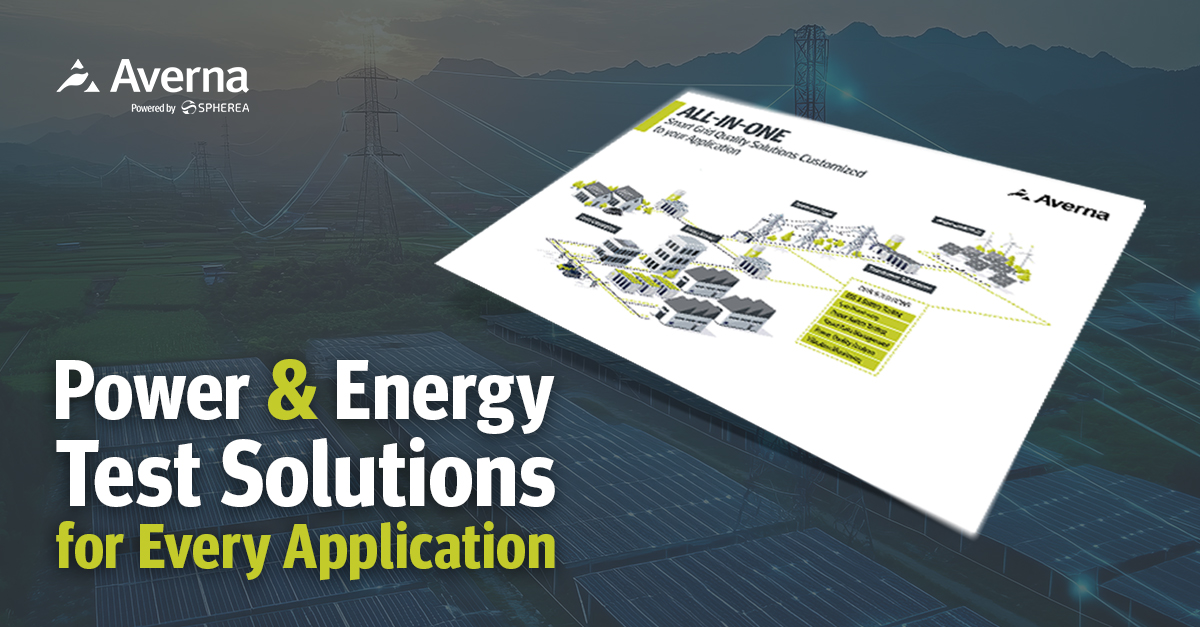 Power &amp; Energy test Solutions for Every Application - Brochure Smart Grid