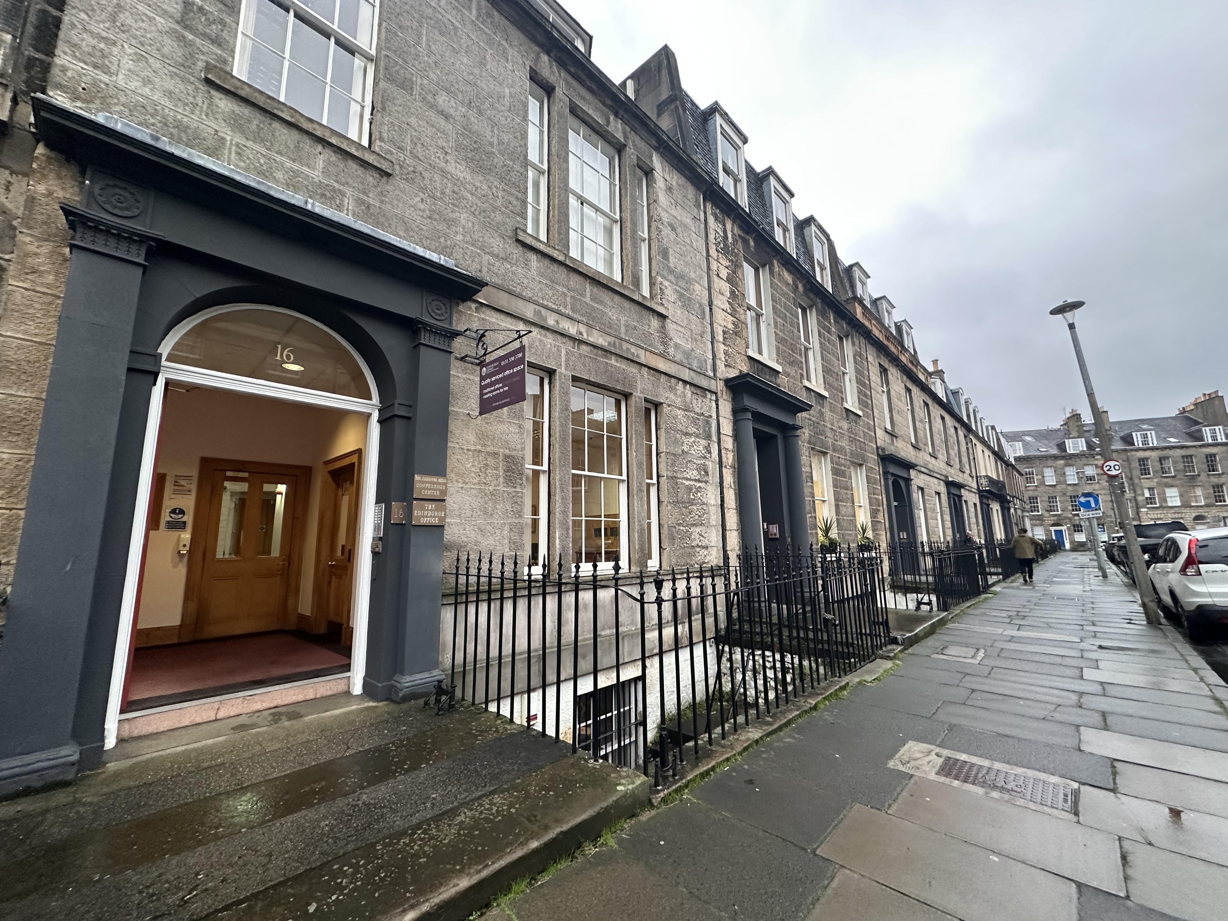 Street-level view of 16–26 Forth Street.