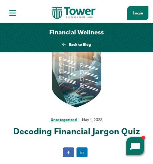 Information in the internet domain towerfcu.org