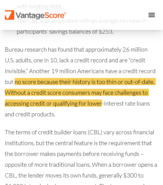 Information in the internet domain vantagescore.com