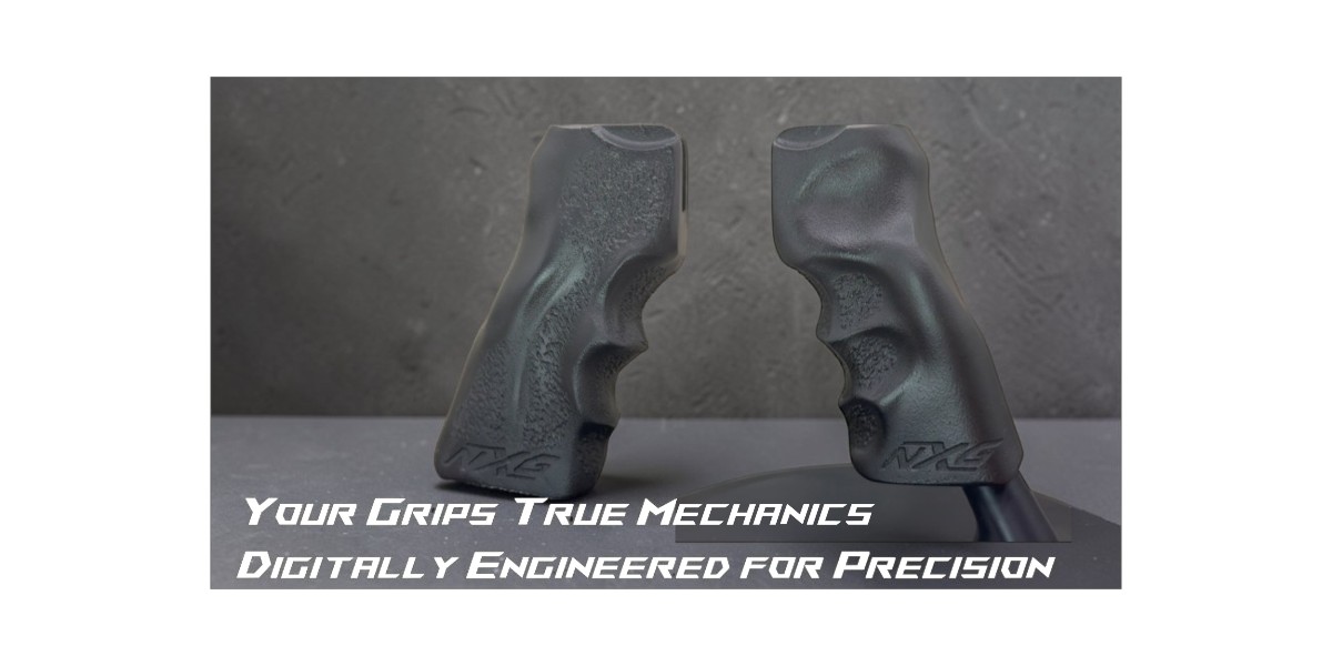 NXG PrecisionFit Grips 15 degree with Regular diameter setting. Length regular.
Stippling and etching of the pressure points