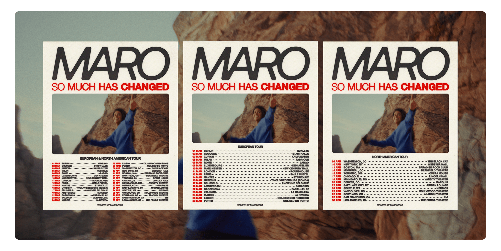 Maro

📅 Mar 23 • Mon • 8:30PM • 2026
🏟️ La Cambra (Espai Rambleta), Valencia

Buy Tickets 🎟️ https://prf.hn/l/XZ2lLYq/

#Maro #MaroValencia #MaroTickets 