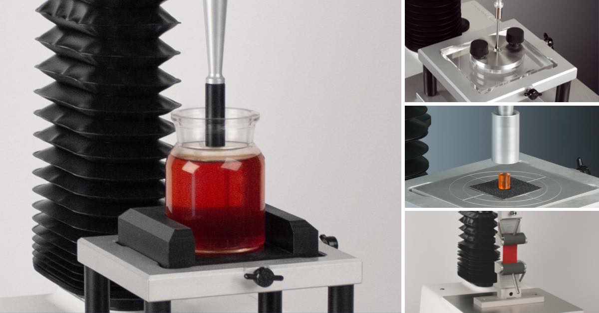 Examples of texture analysis methods for gels and films