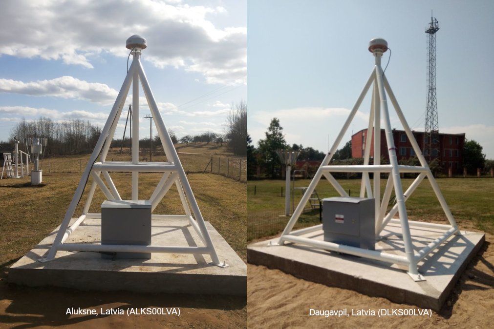 On March 22, 2026 on, two new permanent GNSS stations will be included in the EUREF Permanent Network: ALKS00LVA (Aluksne) and DLKS00LVA (Daugavpils) in Latvia.
