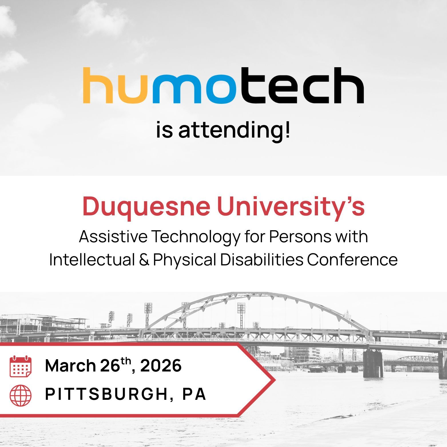 Humotech will be attending the 2026 Assistive Technology for Persons with Intellectual & Physical Disabilities Conference