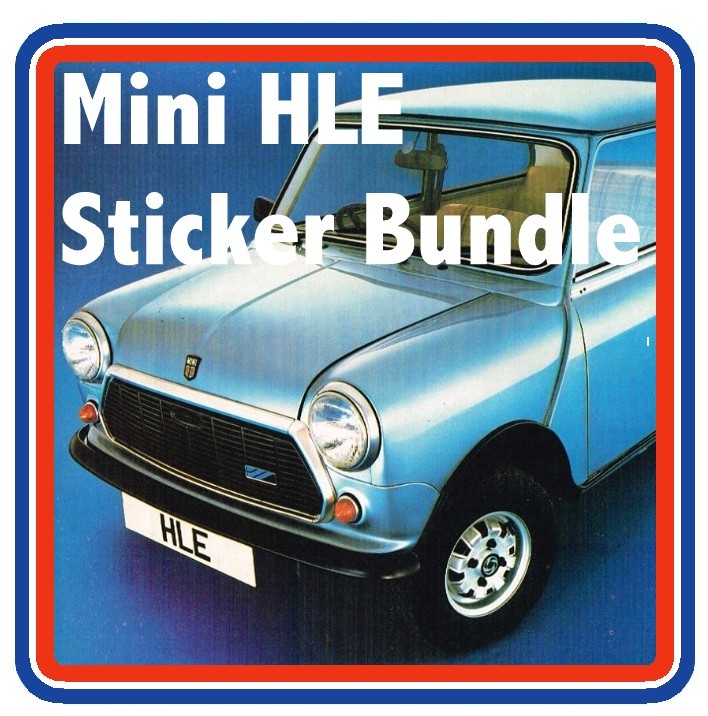 NEW!!! Austin Rover Mini HLE 7 Piece Engine Bay Sticker Bundle - https://www.miniphernalia.co.uk/austin-rover-mini-sticker-bundles/2585-austin-rover-mini-hle-7-piece-engine-bay-sticker-bundle.html #MiniHLE #AustinMorris #AustinMini