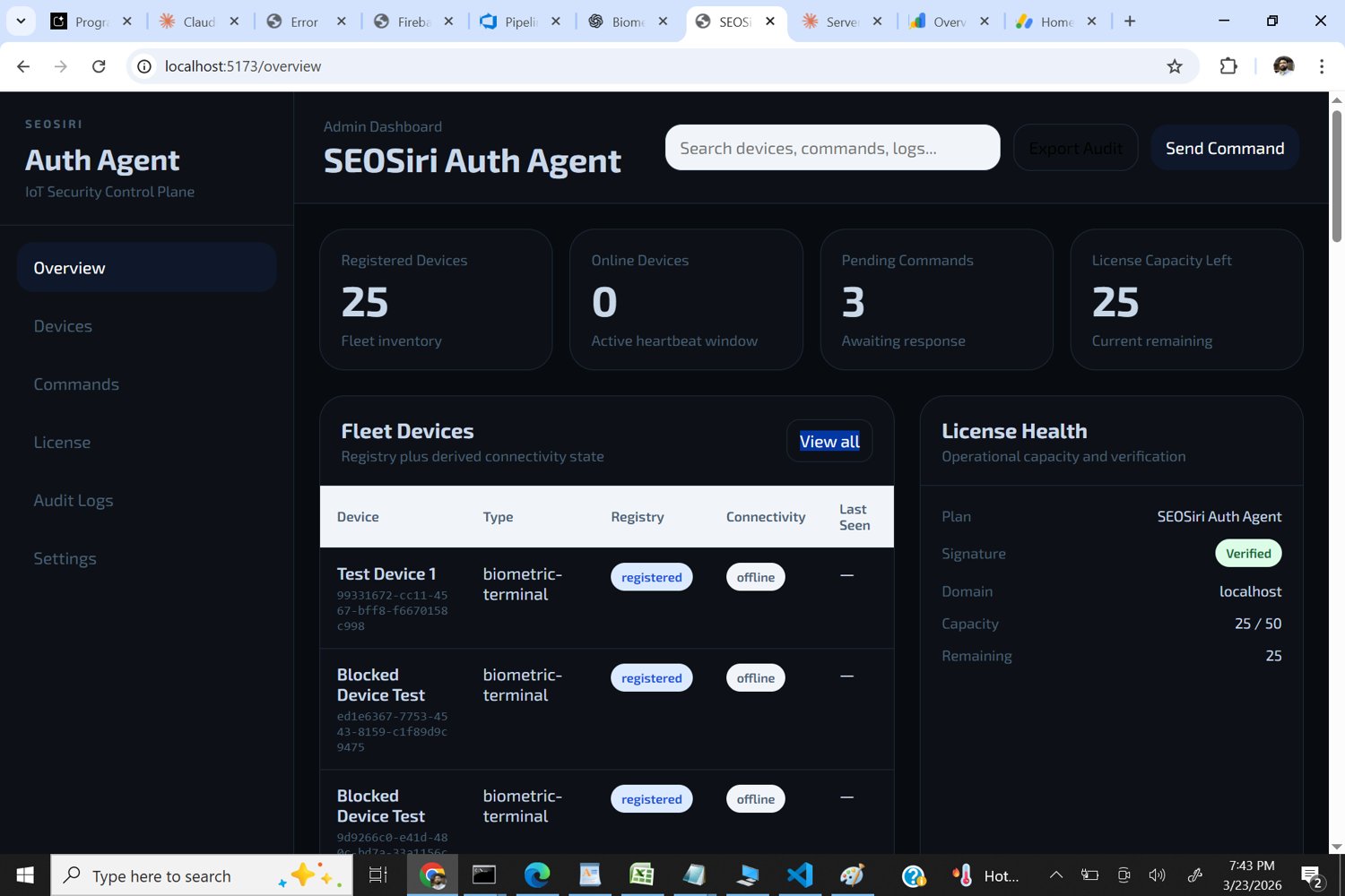 Biometric IoT Bridge By SEOSiri