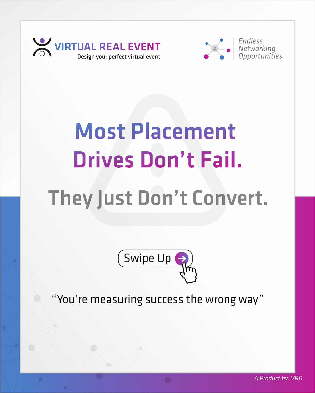 Busy campus placement drive with recruiters and students interacting