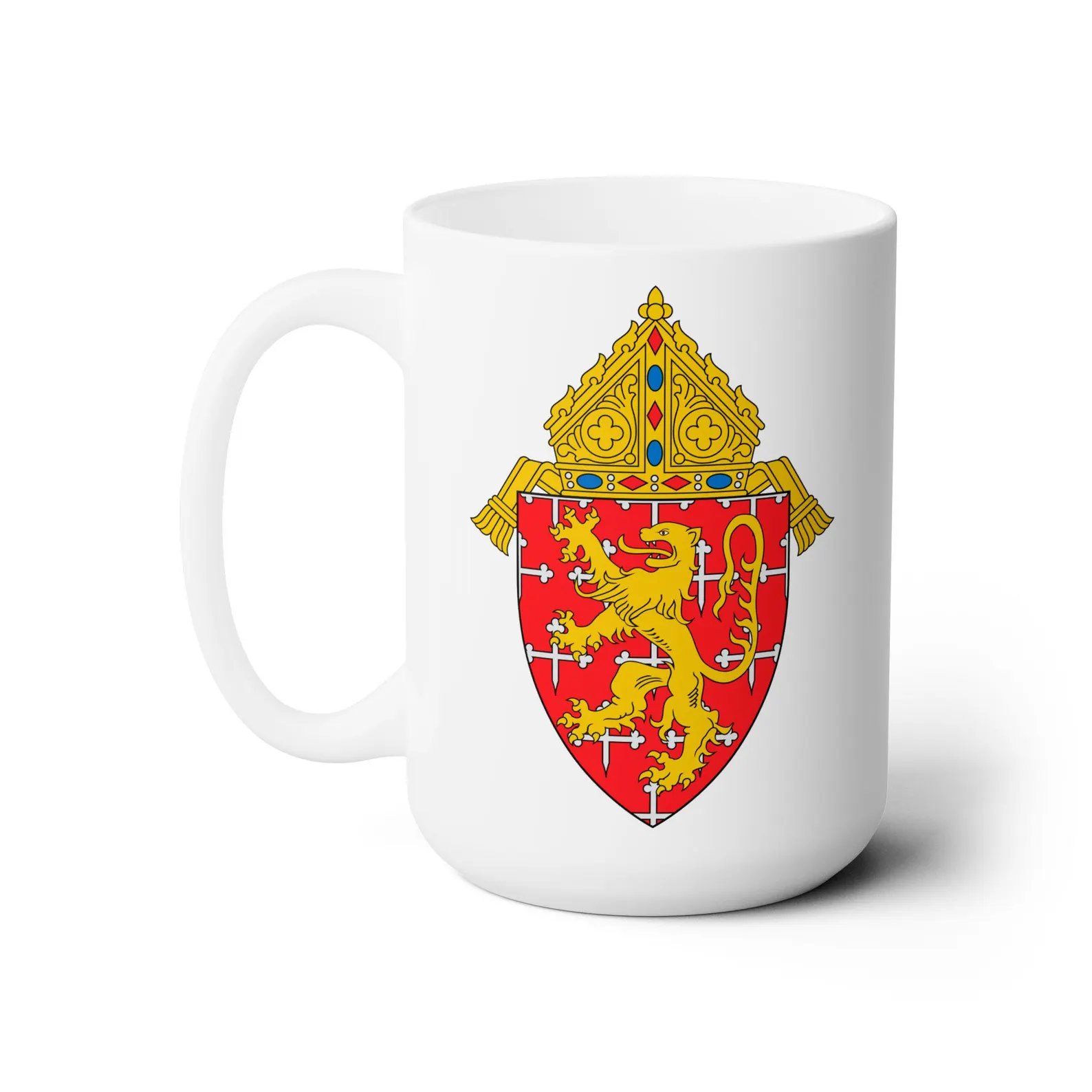 Diocese of Wilmington Coffee Mug - White Ceramic 15oz by -Jan @ TheGlassyLass.com Coffee Comics & More

https://etsy.me/3NMcrRQ