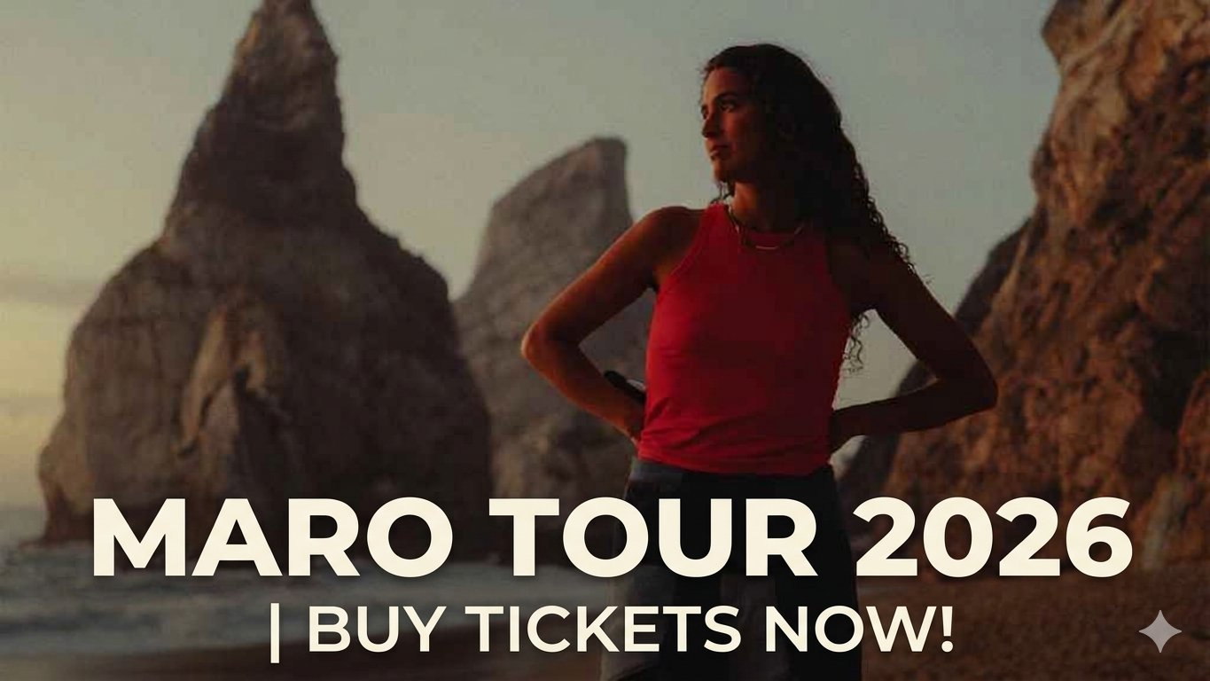 Portuguese singer-songwriter MARO is currently on her 2026 world tour, covering both Europe and North America.
Upcoming Dates (2026)
Europe (March)

* March 28: Huxleys, Berlin, Germany.

North America (April)

* April 11: Paradise Rock Club, Boston, MA.
* April 15: The Opera House, Toronto, ON.
* April 18: Varsity Theater, Minneapolis, MN.
* April 20: Marquis Theater, Denver, CO.

North America (September – October)

* September 24: Brighton Music Hall, Boston, MA.
* September 25: Racket, New York, NY.
* September 26: The Black Cat, Washington, DC.
* September 28: Beanfield Theatre, Montreal, QC.
* October 12: Bimbo's 365 Club, San Francisco, CA.

Ticket Information
Tickets are generally priced between $32 and $52. You can find them on official platforms like [MARO's website](https://maro.com/tour/), Ticketmaster, or Live Nation.
Would you like me to check for sold-out status or venue details for a specific city?

