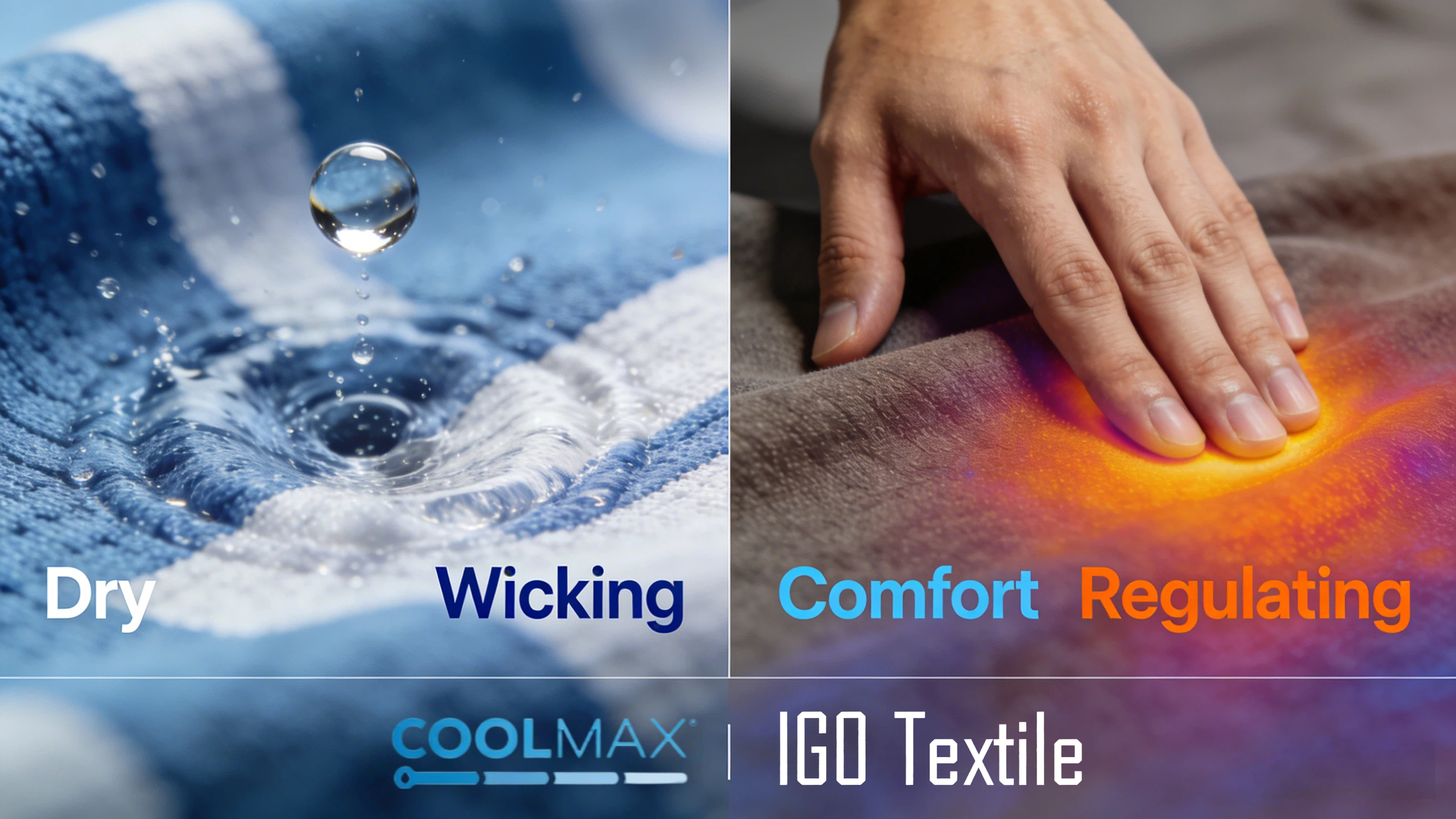 COOLMAX vs. IGO TEXTILE: Choosing Between Moisture Management and Thermal Buffering
