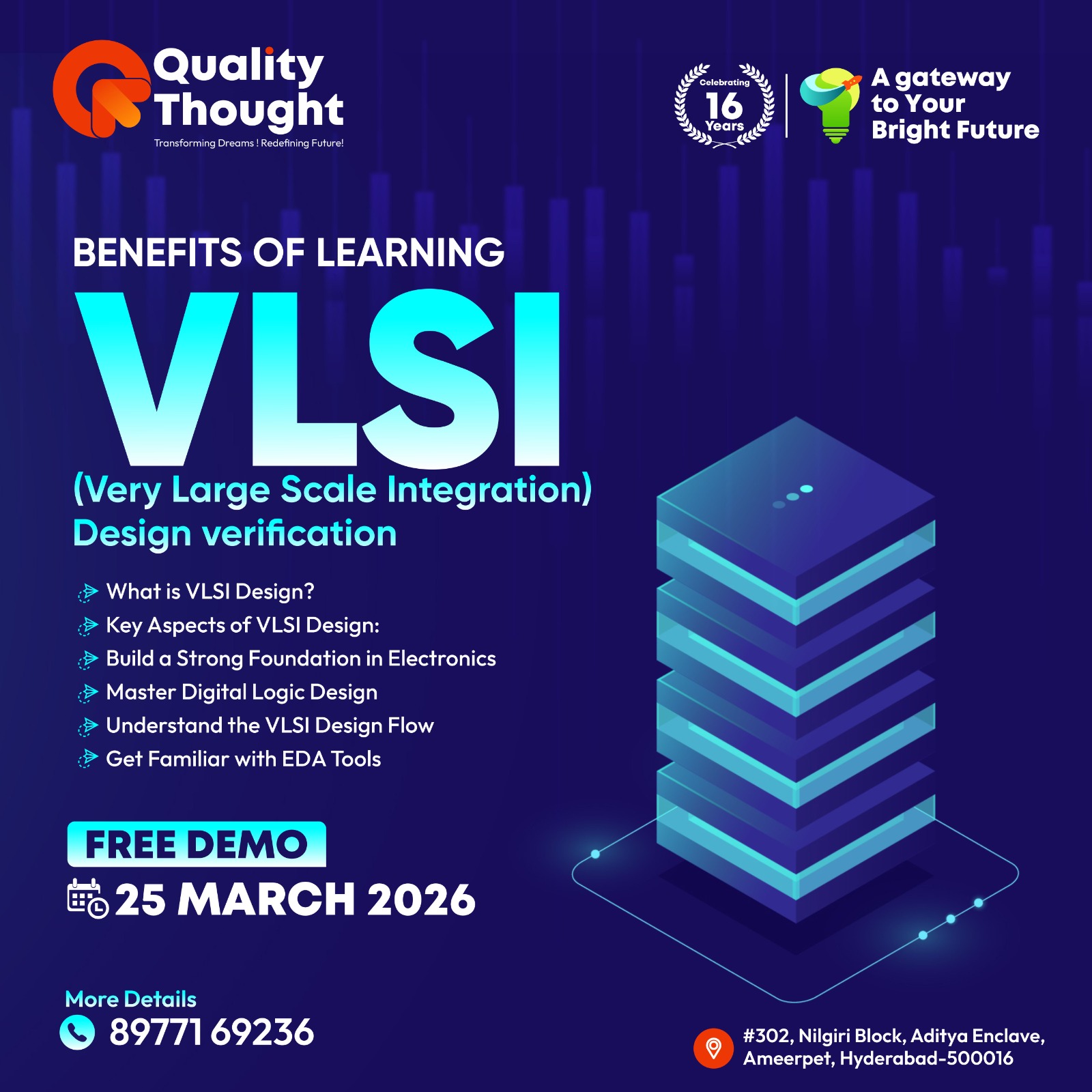 VLSI Free Demo at Quality Thought