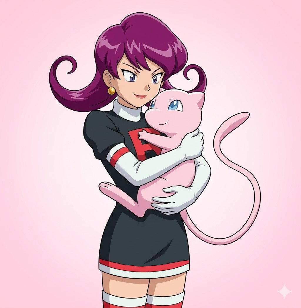 This is Jessie’s mom miyamoto hugging mew because it is so adorable.