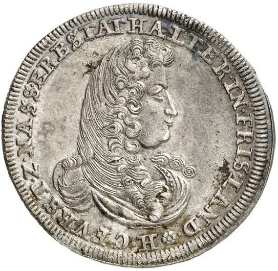 © Fritz Rudolf Künker GmbH & Co. KG, Osnabrück und Lübke & Wiedemann KG, Leonberg - 2/3 Taler 1691 Diez - 15,50 g Silber - Isenbeck 290 - Exemplar der Fritz Rudolf Künker GmbH & Co. KG Auktion 258 Los 402 - Zuschlag 9.000 EUR