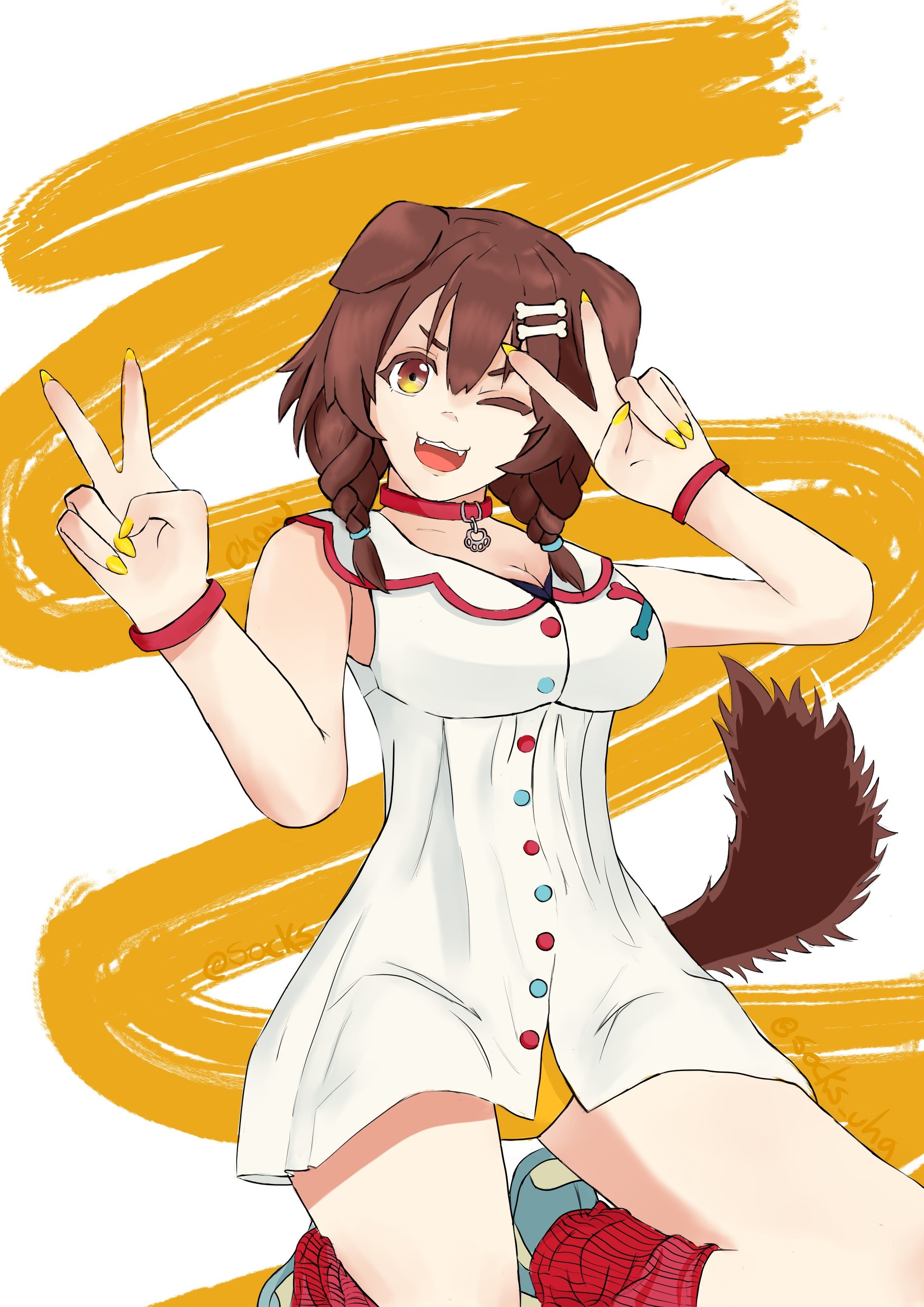 Comision de la famosa VTUBER Korone nada mas que decir :D