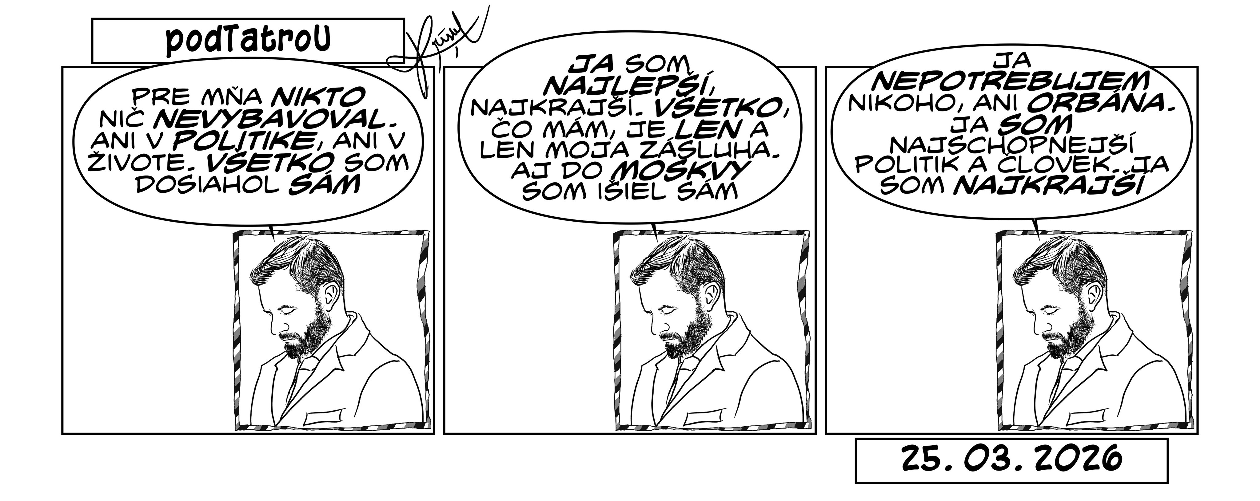 neprezident @podTatroU nepotrebuje nikoho. on je najlepší, najkrajší a najsmeráckejší neprezident, prázdne sako a politická hnida. nula, čo sa celý život pregrciava a pretrtkáva vo volených funkciách
#pellegrini #neprezident #slovensko