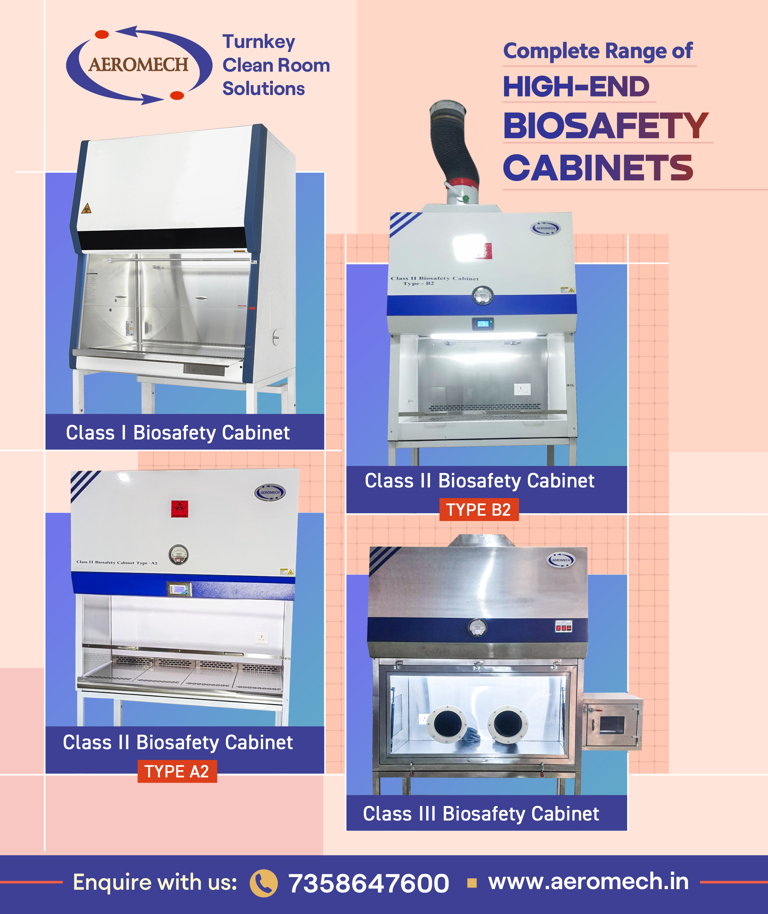 We are a premium manufacturer and supplier of high-end Biosafety Cabinets, delivering trusted protection, precision engineering, and reliable performance for laboratories, healthcare, pharma, and research facilities.